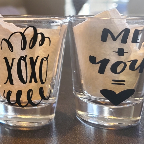 Set of 4 shot glasses - Picture 2 of 2